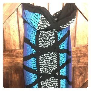 Strapless formal dress